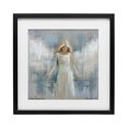 thumbnail image 1 of Stupell Industries Victorian Ethereal Peace Angel Black Framed Print Under Glass, 13 x 13, by Linda Sperruzzi, 1 of 8