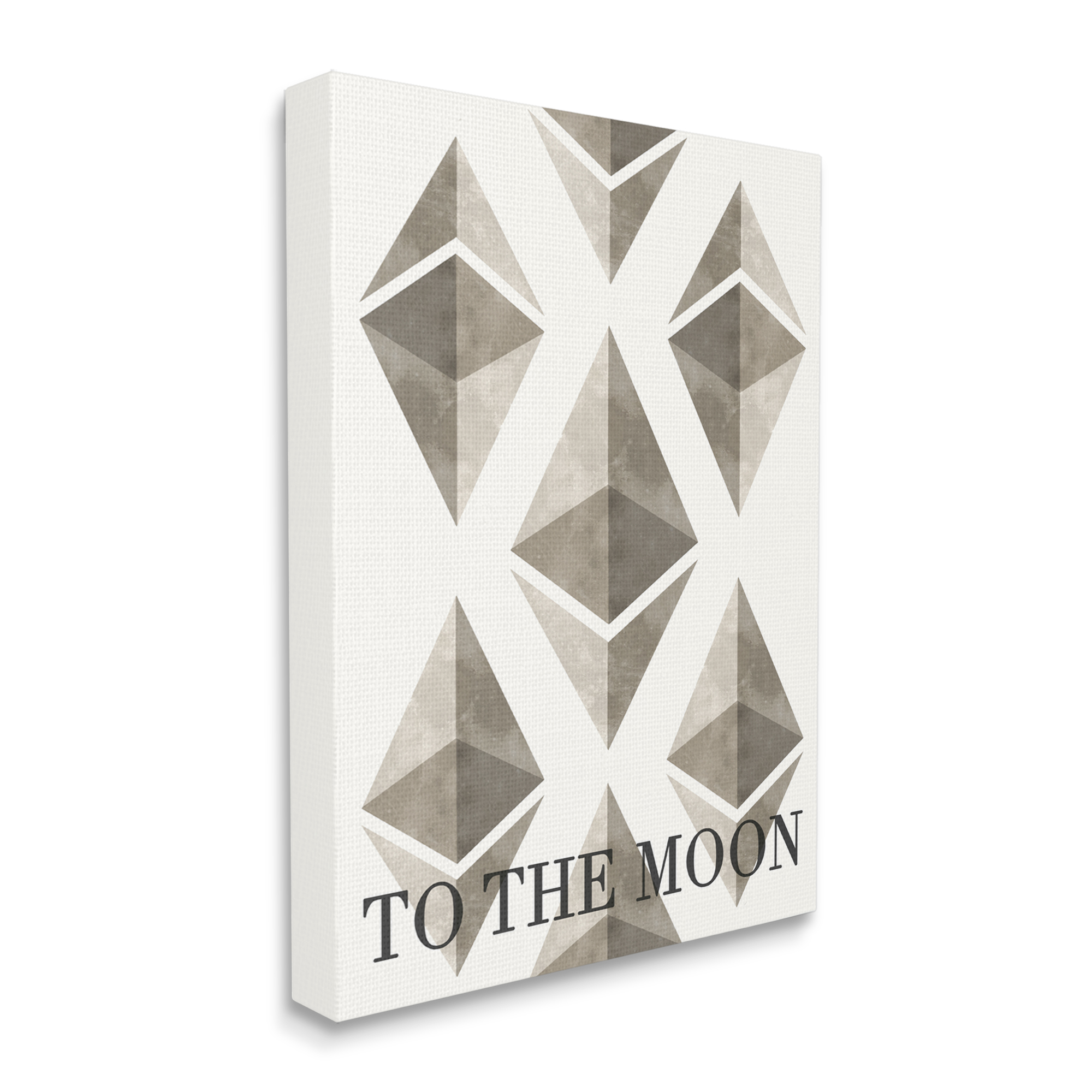 Stupell Industries Ethereum To The Moon, 36 x 48,Design by Daphne Polselli