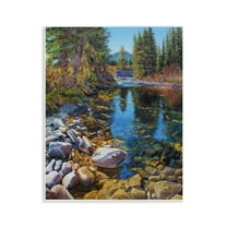 Stupell Industries Etherington Creek View Landscape & Nature Painting Unframed Art Print Wall Art, 11 x 14