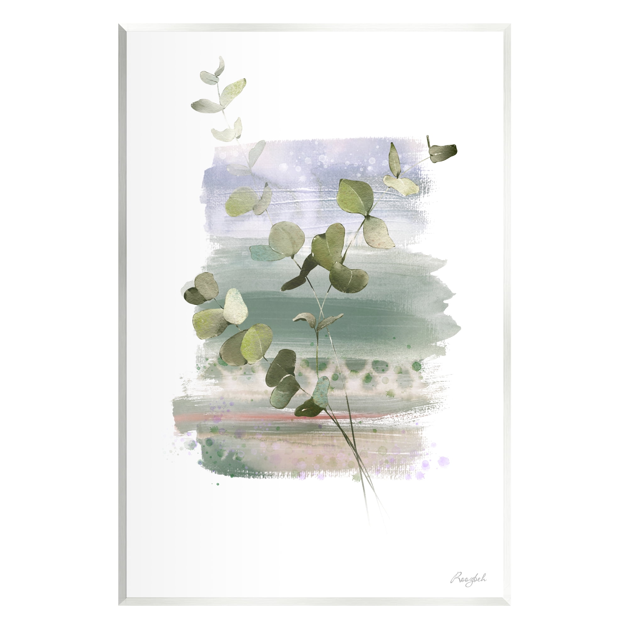 Stupell Industries Eucalyptus Herb Painting Botanical & Floral Painting Unframed Art Print Wall Art, 13 x 19