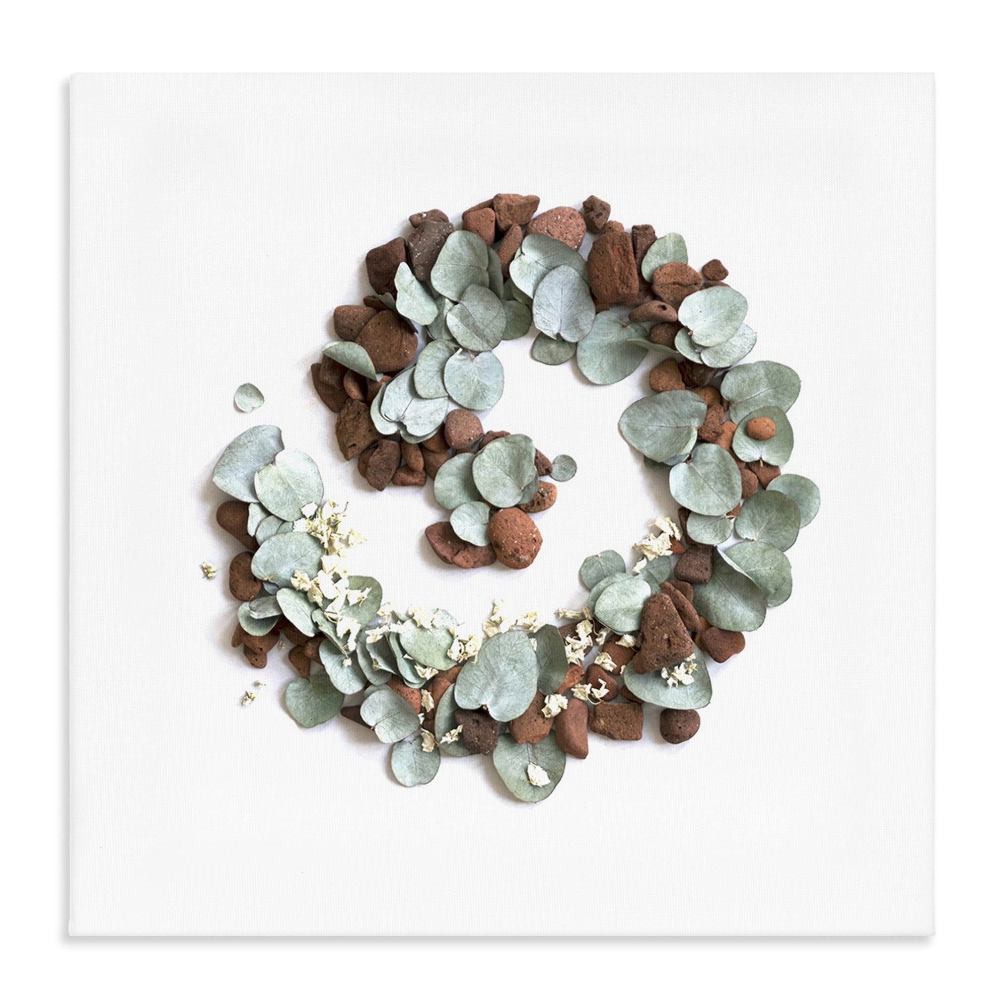 Stupell Industries Eucalyptus & Pebbles Spiral Canvas Wall Art, design by Beth Adoette