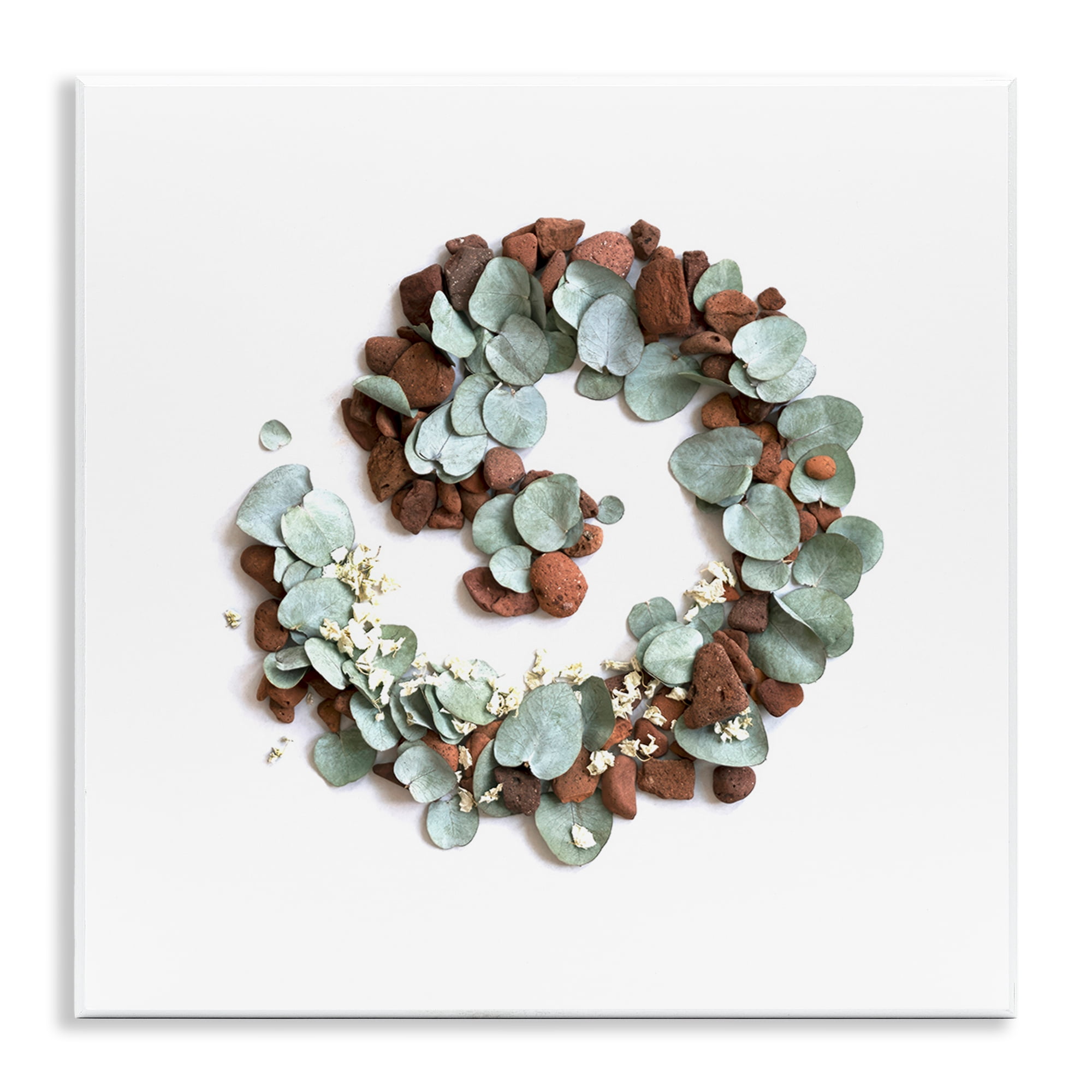 Stupell Industries Eucalyptus & Pebbles Spiral Wall Plaque Art, design by Beth Adoette