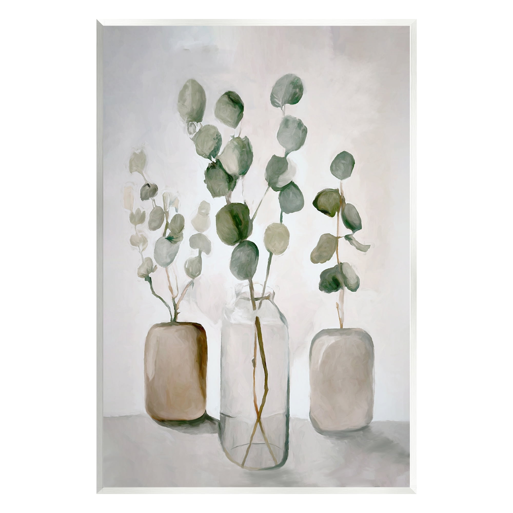 Stupell Industries Eucalyptus Still Life Botanical & Floral Painting Unframed Art Print Wall Art, 13 x 19
