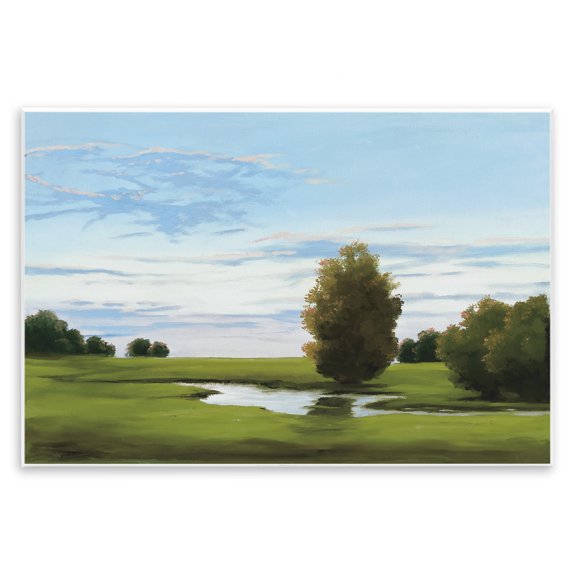 Stupell Industries Evening Light Countryside Wall Plaque Art design by Julie Peterson, 13 x 19