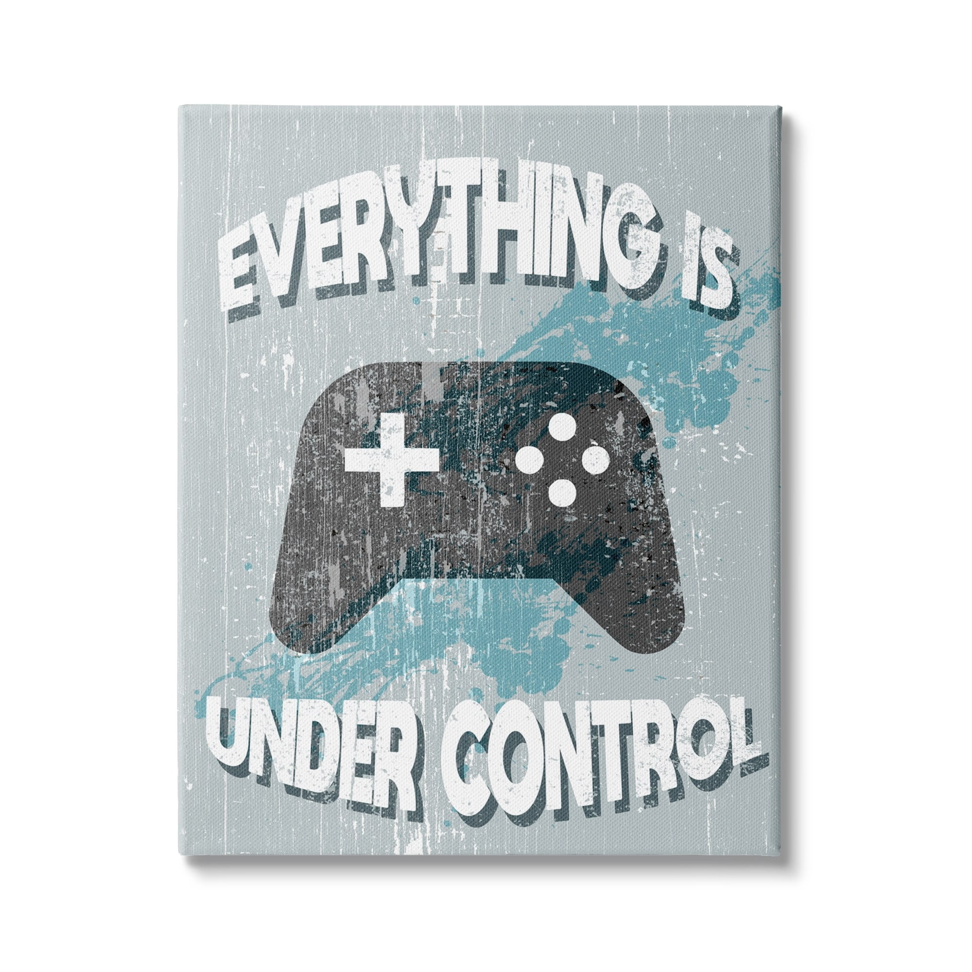 Stupell Industries Everything Is Under Control Phrase Rustic Video Games, 16 x 20, Design by Daphne Polselli