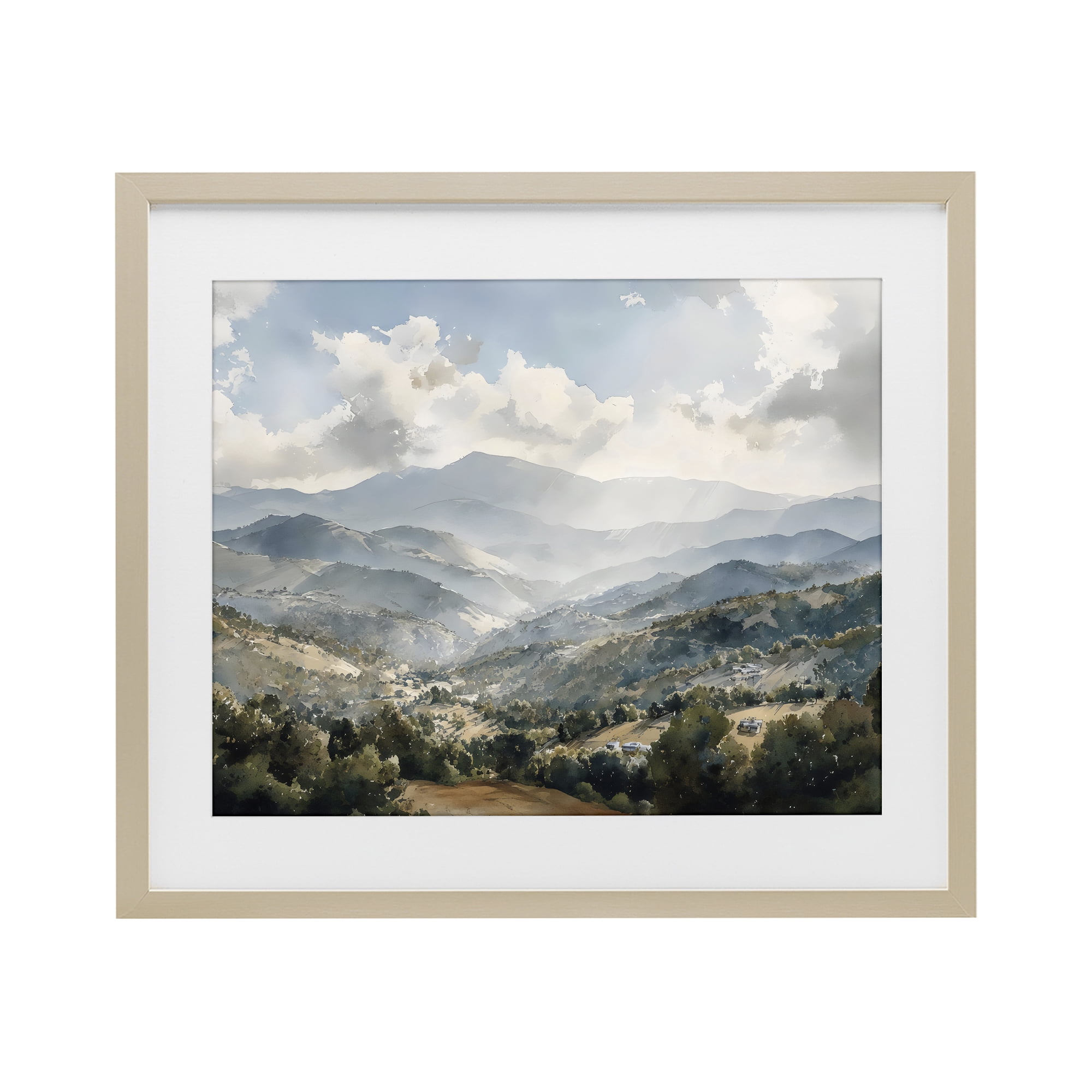 Stupell Industries Everything Under The Sun Birch Framed Print Under Glass, design by Franklyn Gregory