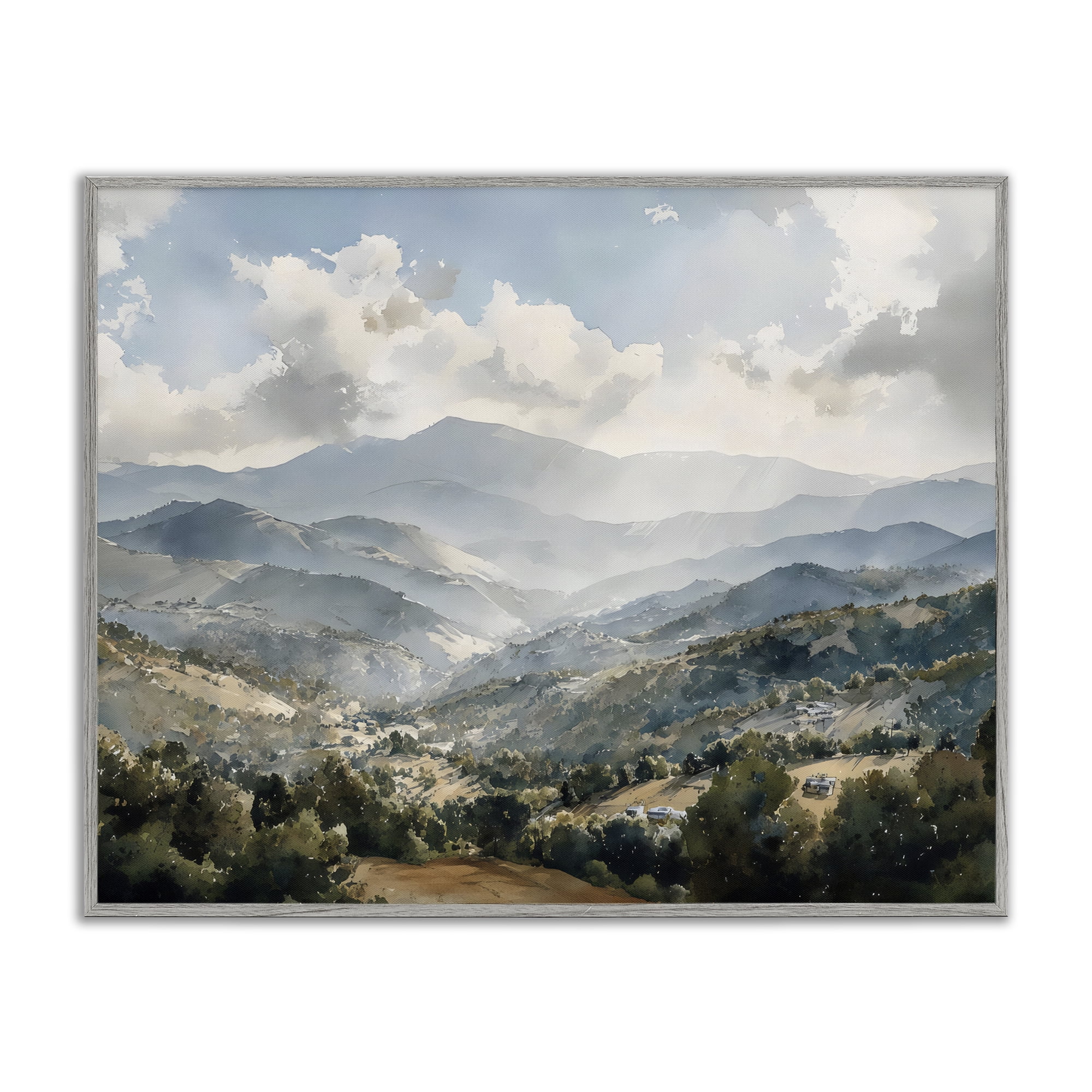 Stupell Industries Everything Under The Sun Gray Framed Giclee Art, design by Franklyn Gregory