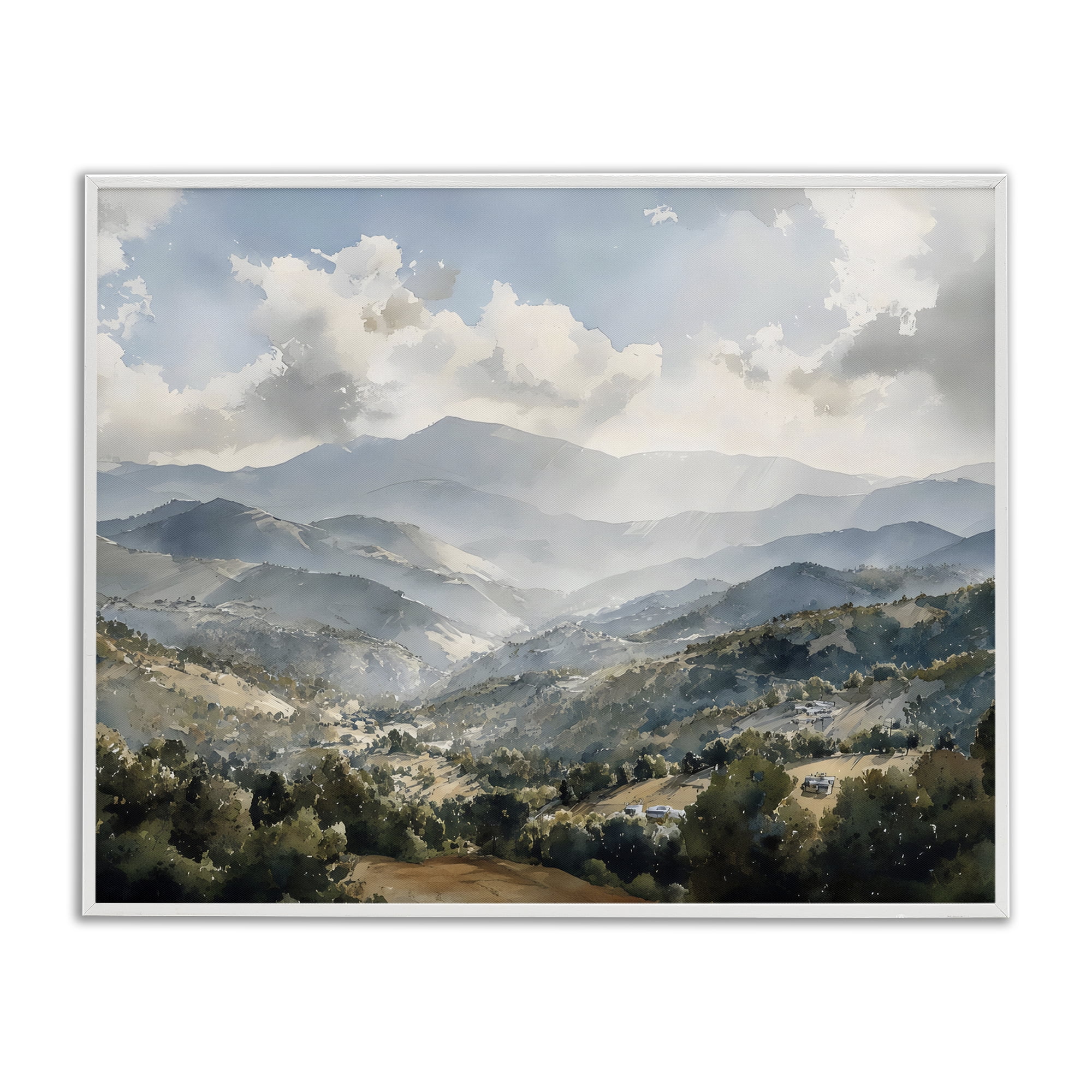 Stupell Industries Everything Under The Sun White Framed Giclee Art, design by Franklyn Gregory