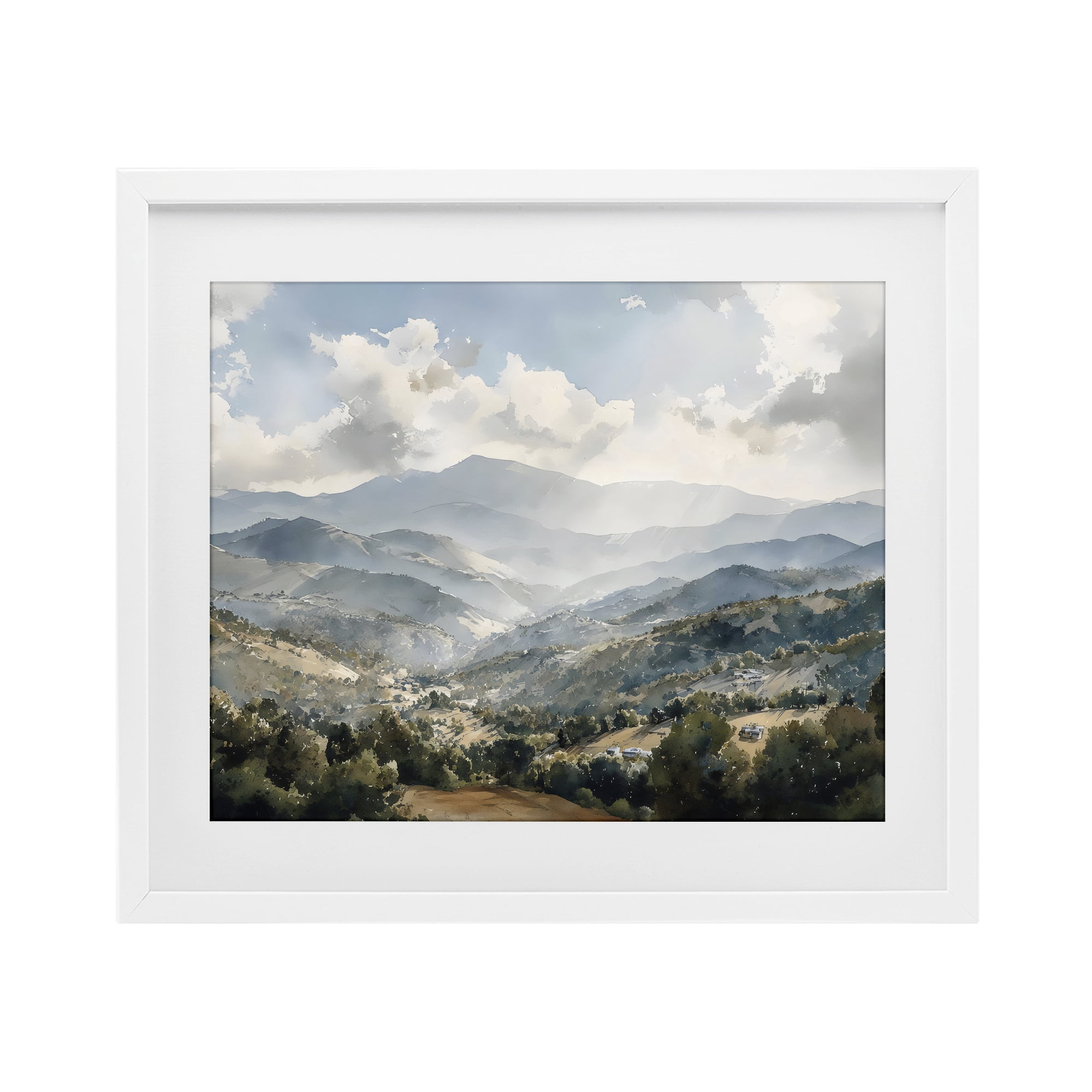 Stupell Industries Everything Under The Sun White Framed Print Under Glass, design by Franklyn Gregory