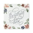 thumbnail image 1 of Stupell Industries Everything in Love Phrase Botanical & Floral Painting Gallery Wrapped Canvas Art Print Wall Art, 24 x 24, 1 of 8