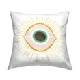 thumbnail image 1 of Stupell Industries Evil Eye Green Patterned Symbol Square Decorative Printed Throw Pillow, 18 x 18,, 1 of 4