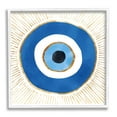 thumbnail image 1 of Stupell Industries Evil Eye Symbol Striped Rays Graphic Art White Framed Art Print Wall Art, Design by Ziwei Li, 1 of 8