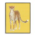 thumbnail image 1 of Stupell Industries Modern Exotic Cheetah over Yellow Black Framed Giclee Art, 16 x 20, by Karolina Sato, 1 of 8