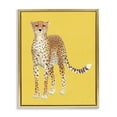 thumbnail image 1 of Stupell Industries Modern Exotic Cheetah over Yellow Gold Floating Frame Canvas Art, 25 x 31, by Karolina Sato, 1 of 8