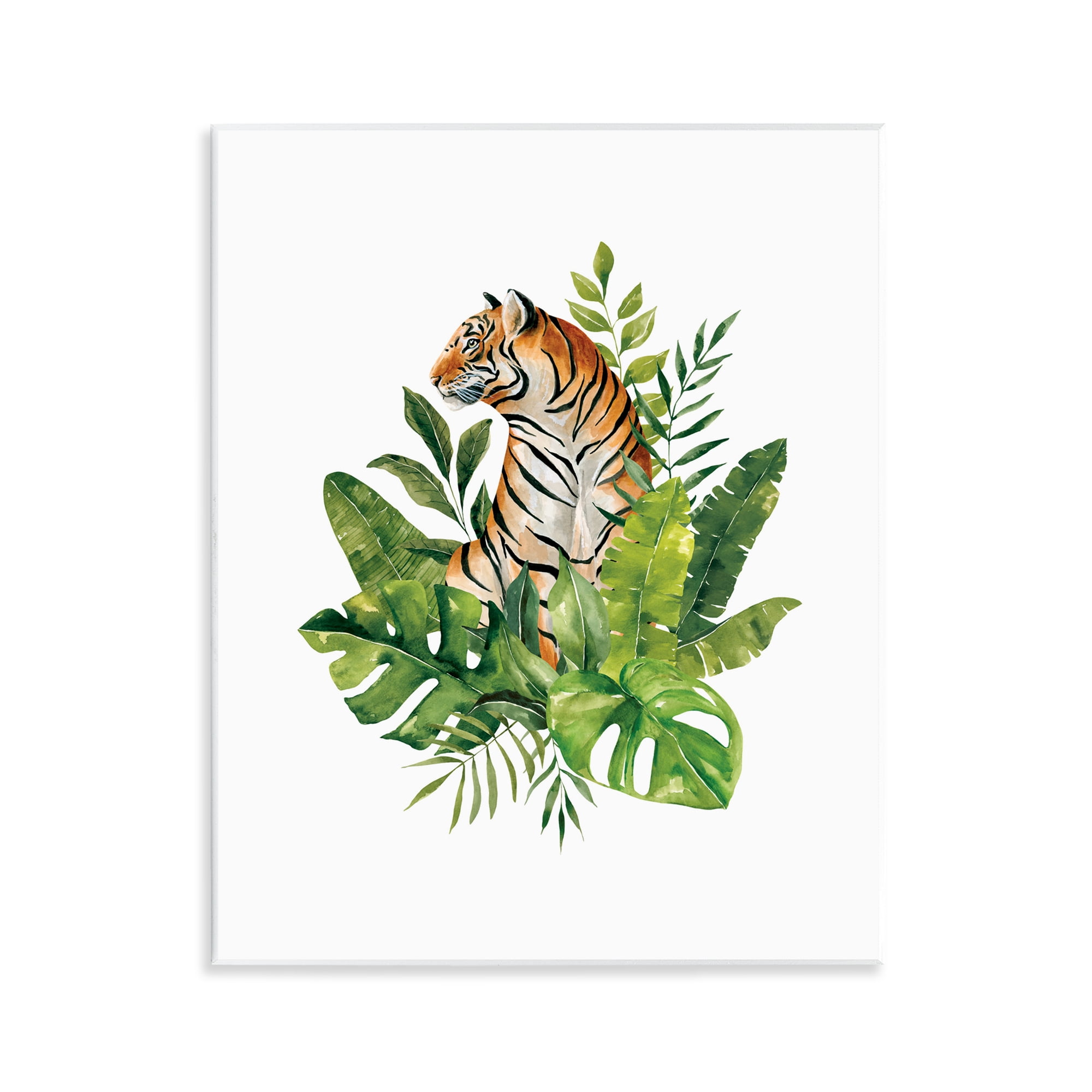 Stupell Industries Exotic Jungle Tiger Wall Plaque Art, design by Bethany Sandoval