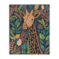 thumbnail image 1 of Stupell Industries Eclectic Exotic Leaf Pattern Giraffe Canvas Art, 30 x 40, by Lisa R Dumm, 1 of 8