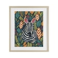 thumbnail image 1 of Stupell Industries Eclectic Exotic Leaf Pattern Zebra Birch Framed Print Under Glass, 13 x 16, by Lisa R Dumm, 1 of 8