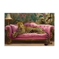 thumbnail image 1 of Stupell Industries Art Deco Exotic Lounging Leopard Canvas Art, 24 x 16, by Tina LeCour, 1 of 8