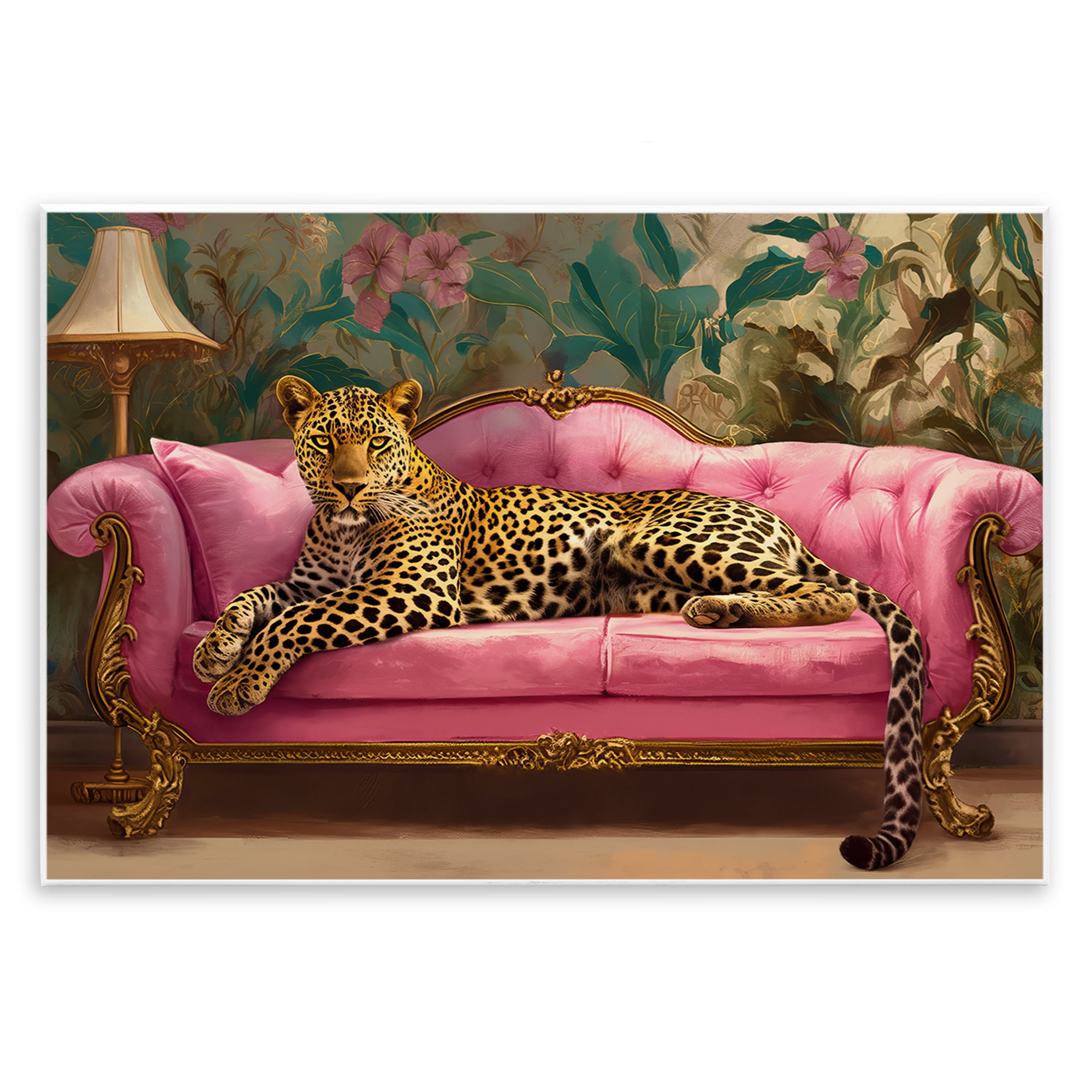 Stupell Industries Exotic Lounging Leopard Wall Plaque Art, design by Tina LeCour