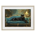thumbnail image 1 of Stupell Industries Art Deco Exotic Lounging Panther Birch Framed Print Under Glass, 23 x 17, by Tina LeCour, 1 of 8