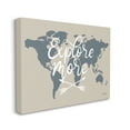 thumbnail image 1 of Stupell Industries Explore More Sentiment Crossed Arrows World Map Inspirational Painting Gallery Wrapped Canvas Print Wall Art, 16 x 20, 1 of 6