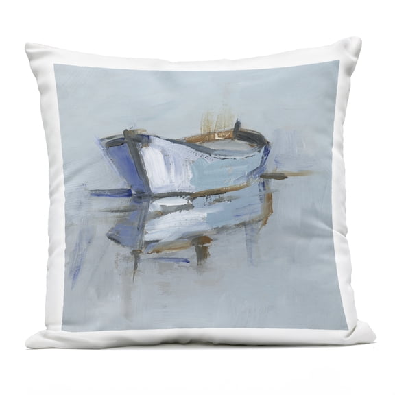 Stupell Industries Expressionist Water Reflection Outdoor Printed Pillow design by Ethan Harper, 18 x 7 x 18