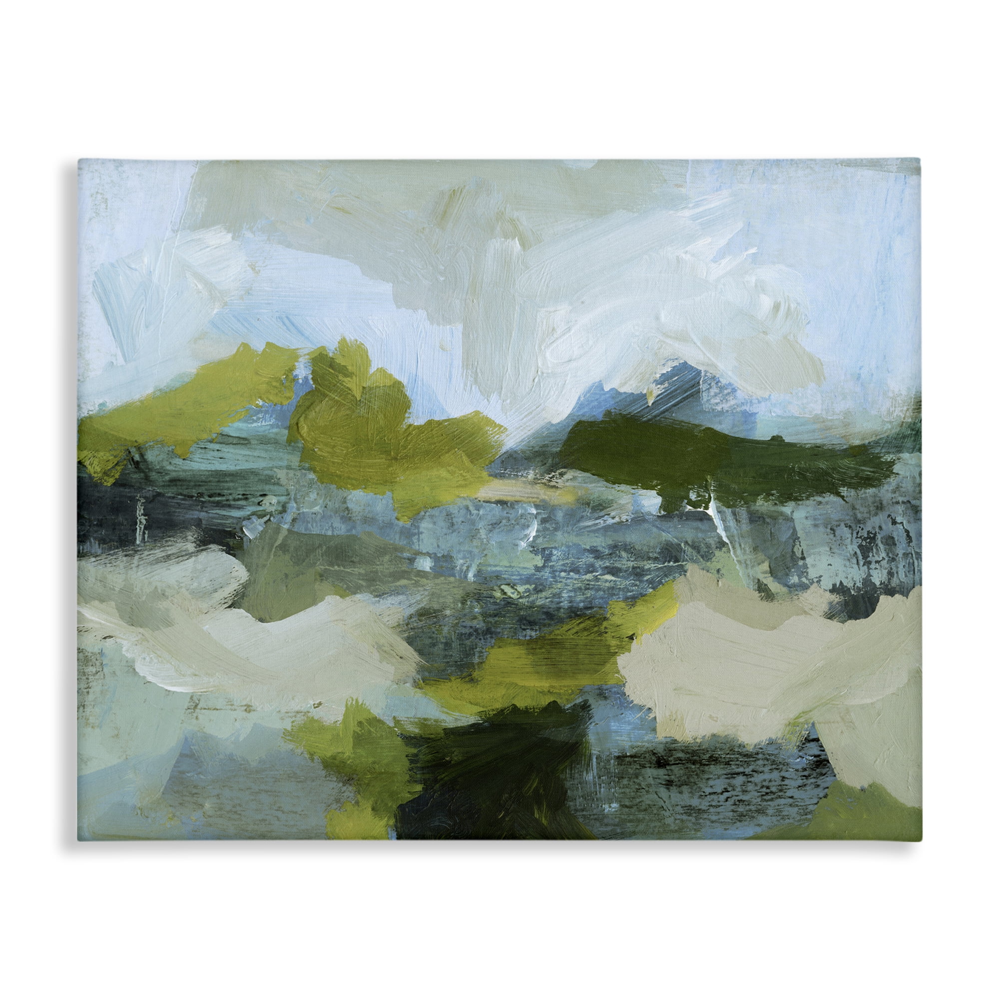 Stupell Industries Expressive Abstract Scenery Abstract Painting Wrapped Canvas Art Print Wall Art, 40 x 30