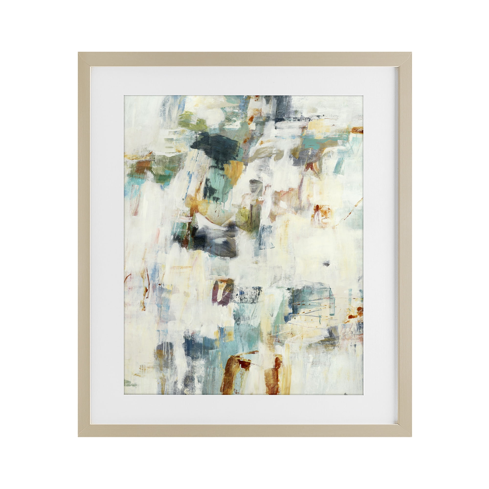 Stupell Industries Expressive Chaos Layers Birch Framed Print Under Glass, design by Lisa Ridgers