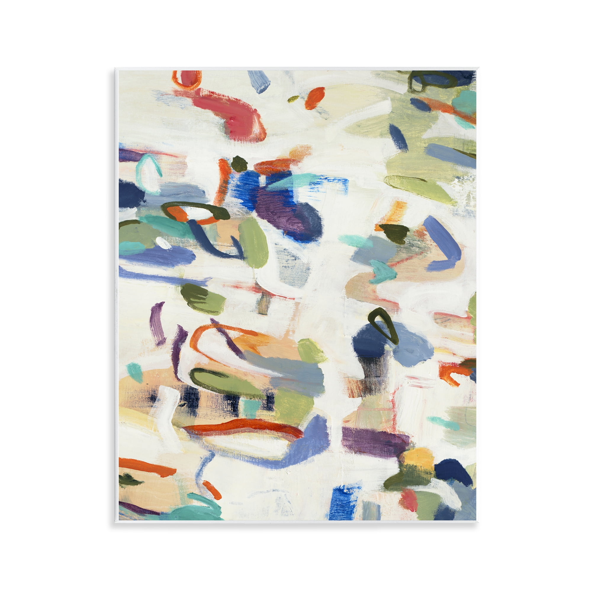 Stupell Industries Expressive Composition Brushstrokes Wall Plaque Art, design by Lisa Ridgers