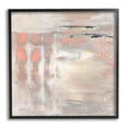 thumbnail image 1 of Stupell Industries Expressive Dusk Reflection Abstract Soft Warm Earth Tones Abstract Painting Black Framed Art Print Wall Art, 12 x 12, 1 of 8