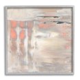 thumbnail image 1 of Stupell Industries Expressive Dusk Reflection Abstract Soft Warm Earth Tones Abstract Painting Gray Framed Art Print Wall Art, 12 x 12, 1 of 7