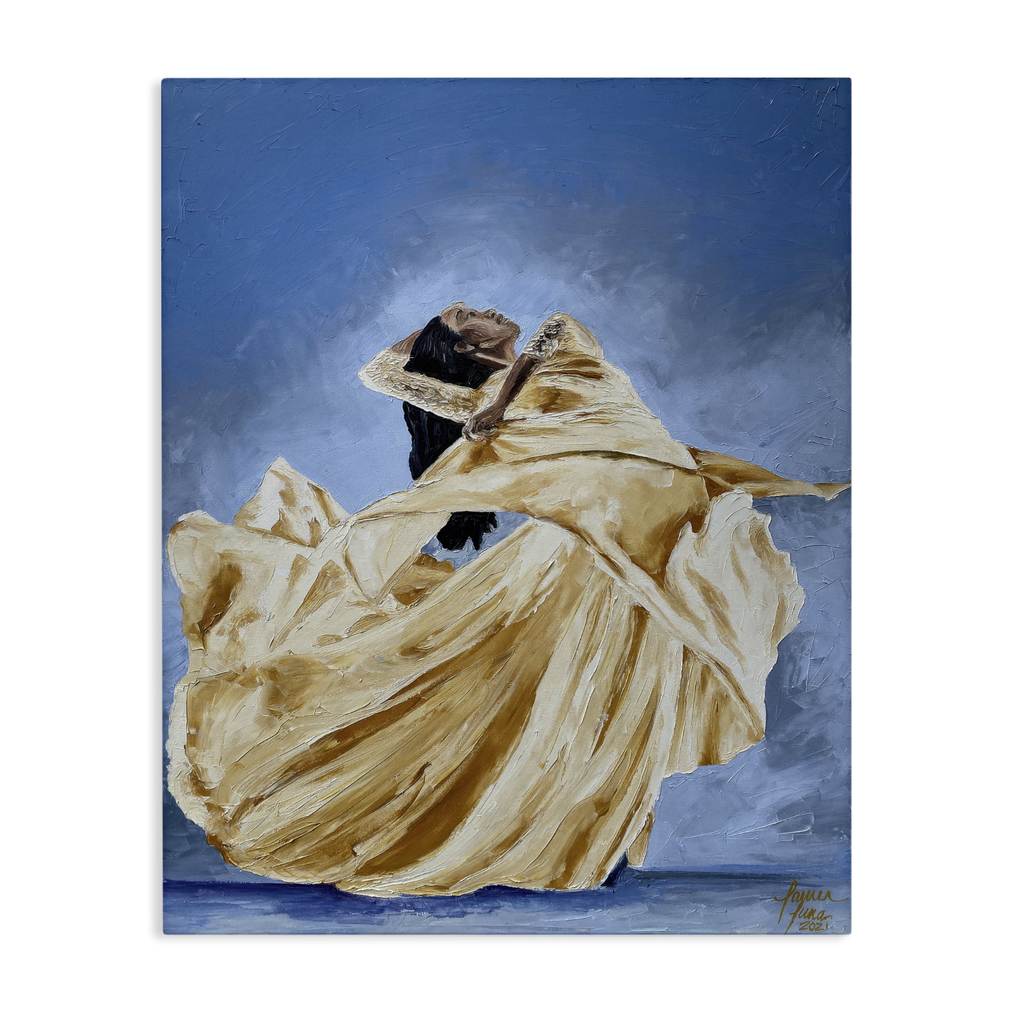Stupell Industries Expressive Elegant Dancer Canvas Wall Art, design by Lauren Luna
