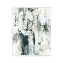 Stupell Industries Expressive Grey Abstraction Abstract Painting Unframed Art Print Wall Art, 11 x 14