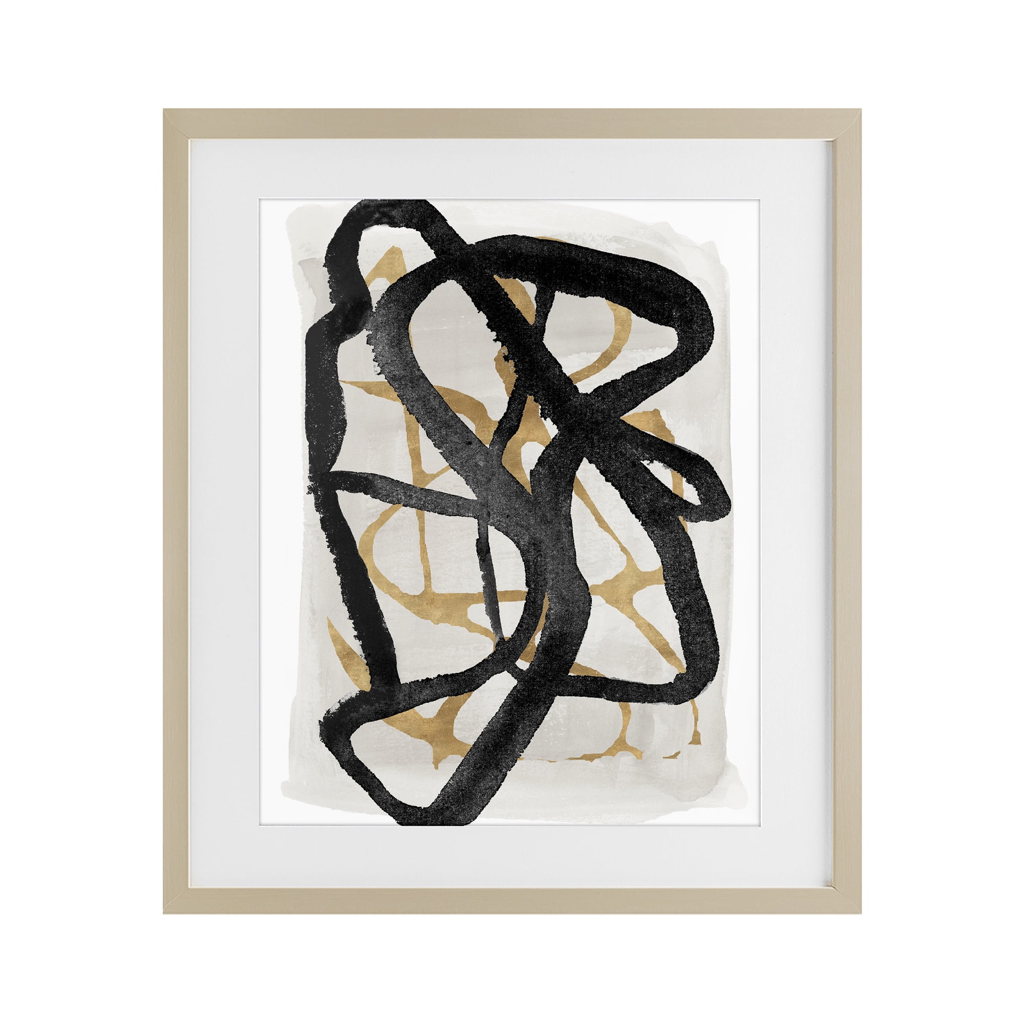 Stupell Industries Expressive Hindsight in Black Birch Framed Print Under Glass, design by Lucille Price