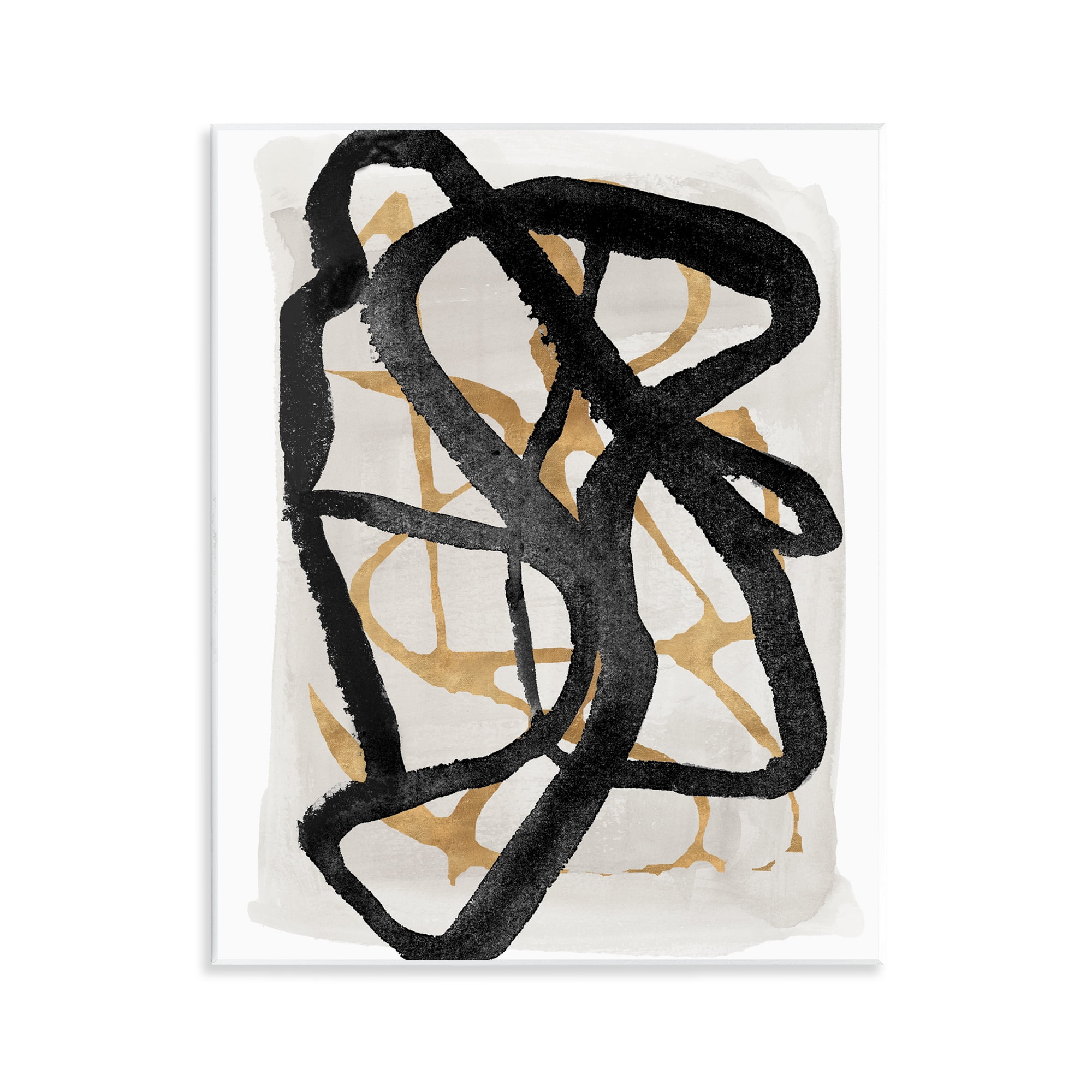 Stupell Industries Expressive Hindsight in Black Wall Plaque Art, design by Lucille Price
