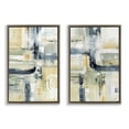 thumbnail image 1 of Stupell Industries Expressive Neutrals Composition 2 Piece Brown Framed Floater Canvas Set design by Lisa Ridgers, 31 x 21, 1 of 9