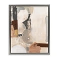 thumbnail image 1 of Stupell Industries Contemporary Expressive Rustic Abstract Gray Floating Frame Canvas Art, 17 x 21, by Victoria Barnes, 1 of 8