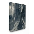 thumbnail image 1 of Stupell Industries Expressive Shades of Blue Abstract Linear Design Design by Daphne Polselli, 36" x 48", 1 of 1