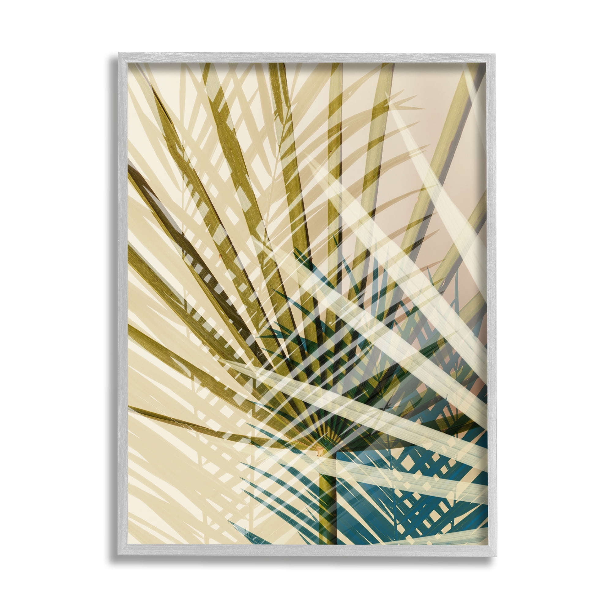 Stupell Industries Expressive Summer Palms Tropical Leaf Arrangement Modern Abstraction, 11 x 14, Design by Ian Winstanley
