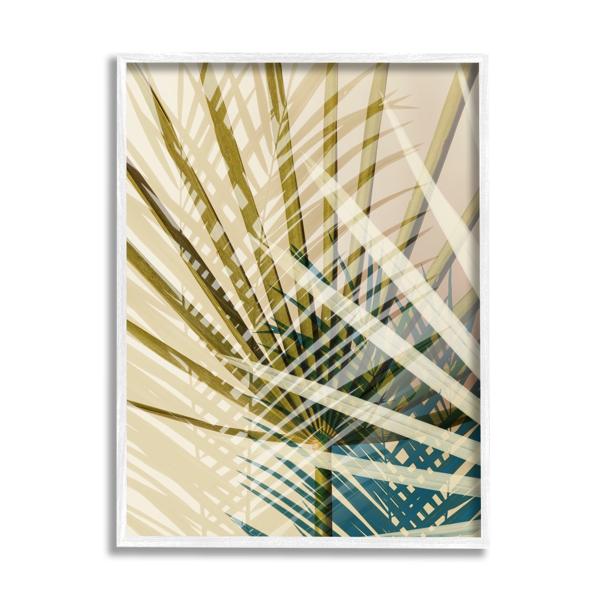 Stupell Industries Expressive Summer Palms Tropical Leaf Arrangement Modern Abstraction, 11 x 14, Design by Ian Winstanley