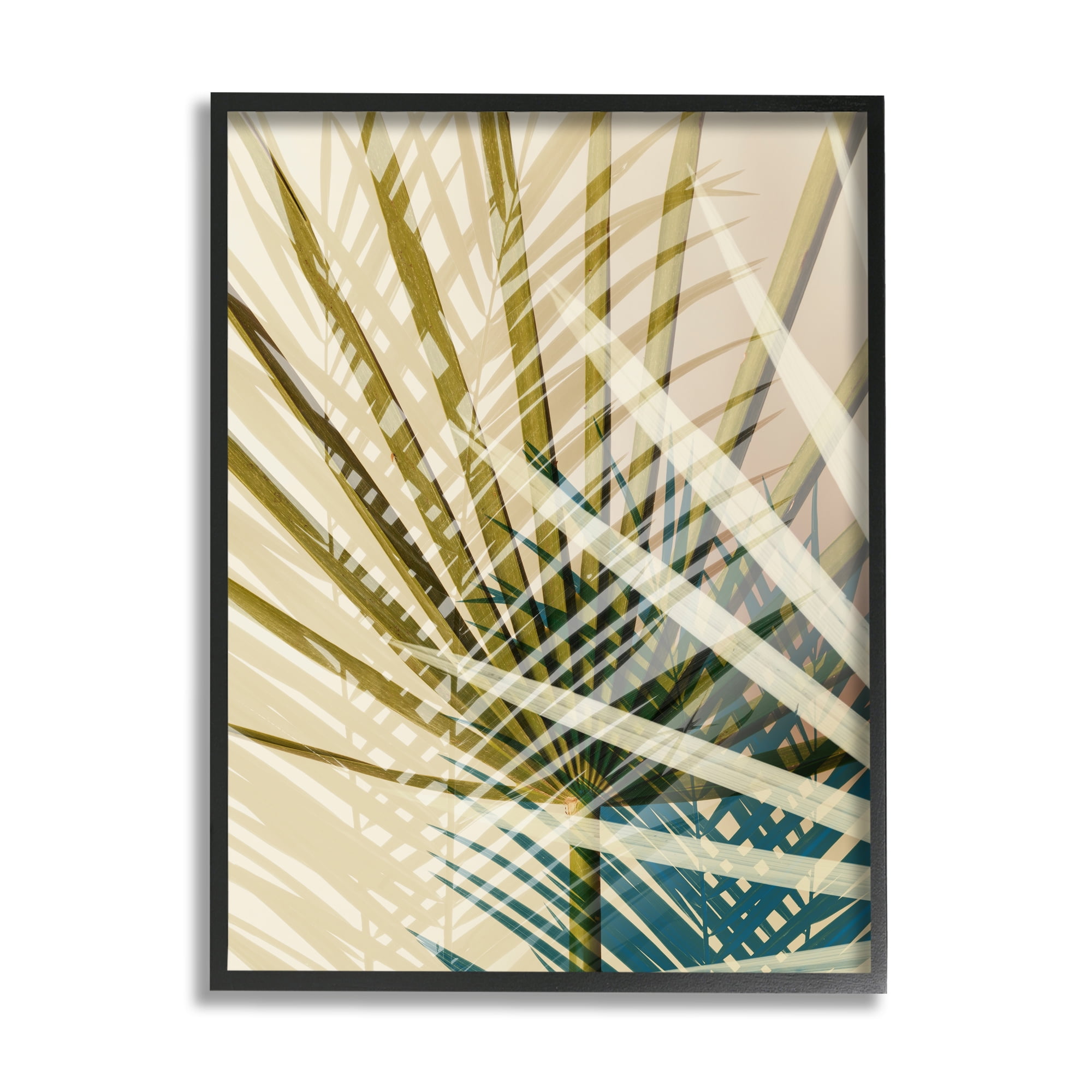 Stupell Industries Expressive Summer Palms Tropical Leaf Arrangement Modern Abstraction, 16 x 20, Design by Ian Winstanley
