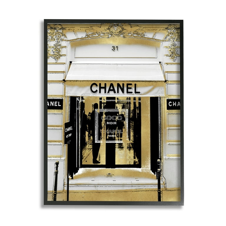 Stupell Industries Exquisite Fashion Storefront Glam French Architecture Canvas Wall Art - 16 x 20