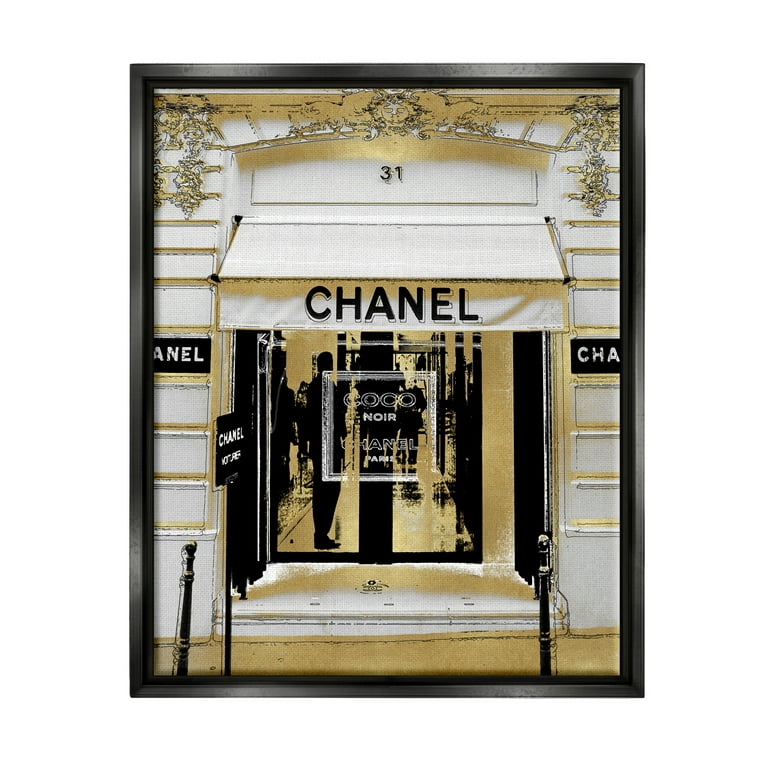 Stupell Home Decor Fashion Storefront Glam Canvas Wall Art