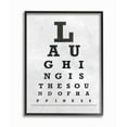thumbnail image 1 of Stupell Industries Eye Chart Family Home Inspirational Word Black And White Design Framed Giclee Texturized Art by AD Graphics Studio, 1 of 3