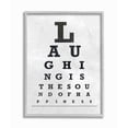 thumbnail image 1 of Stupell Industries Eye Chart Family Home Inspirational Word Black And White Design Gray Farmhouse Rustic Framed Giclee Texturized Art by AD Graphics Studio, 1 of 3