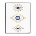 thumbnail image 1 of Stupell Industries Bohemian Eye Of Providence Abstract Deco Arrangement Vivid Blue Black Framed Giclee Art, 16 x 20, by Amanda Greenwood, 1 of 7