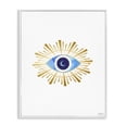 thumbnail image 1 of Stupell Industries Eclectic Eye of Providence Radiant Abstract Shapes Crescent Moon White Framed Giclee Art, 11 x 14, by Amanda Greenwood, 1 of 7