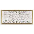 thumbnail image 1 of Stupell Industries Traditional Eyes On The Lord Gold Floating Frame Canvas Art, 25 x 11, by Elizabeth Medley, 1 of 8