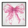 thumbnail image 1 of Stupell Industries Fabulous Pink Bow Fashion Painting Black Framed Art Print Wall Art, 12 x 12, 1 of 2