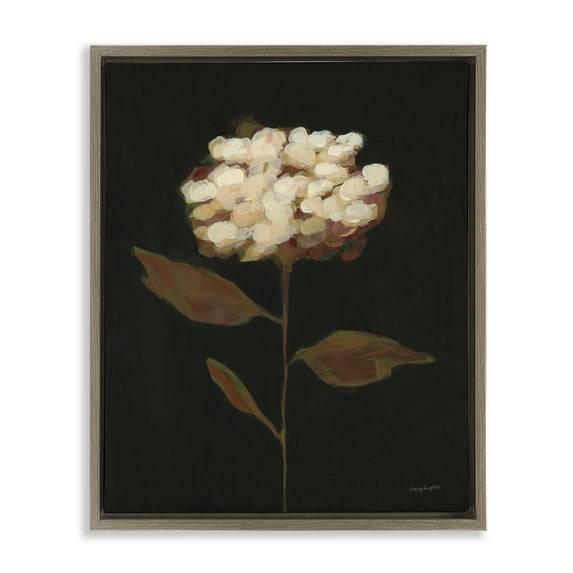 Stupell Industries Fade Into Fall Bloom Botanical & Floral Painting Brown Floater Framed Art Print Wall Art, 25 x 31